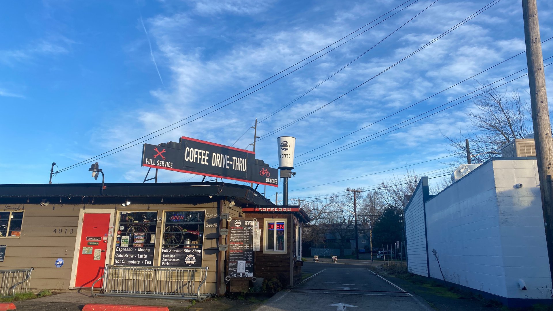 Happyly PIM Bicycles and Coffee Drive Through