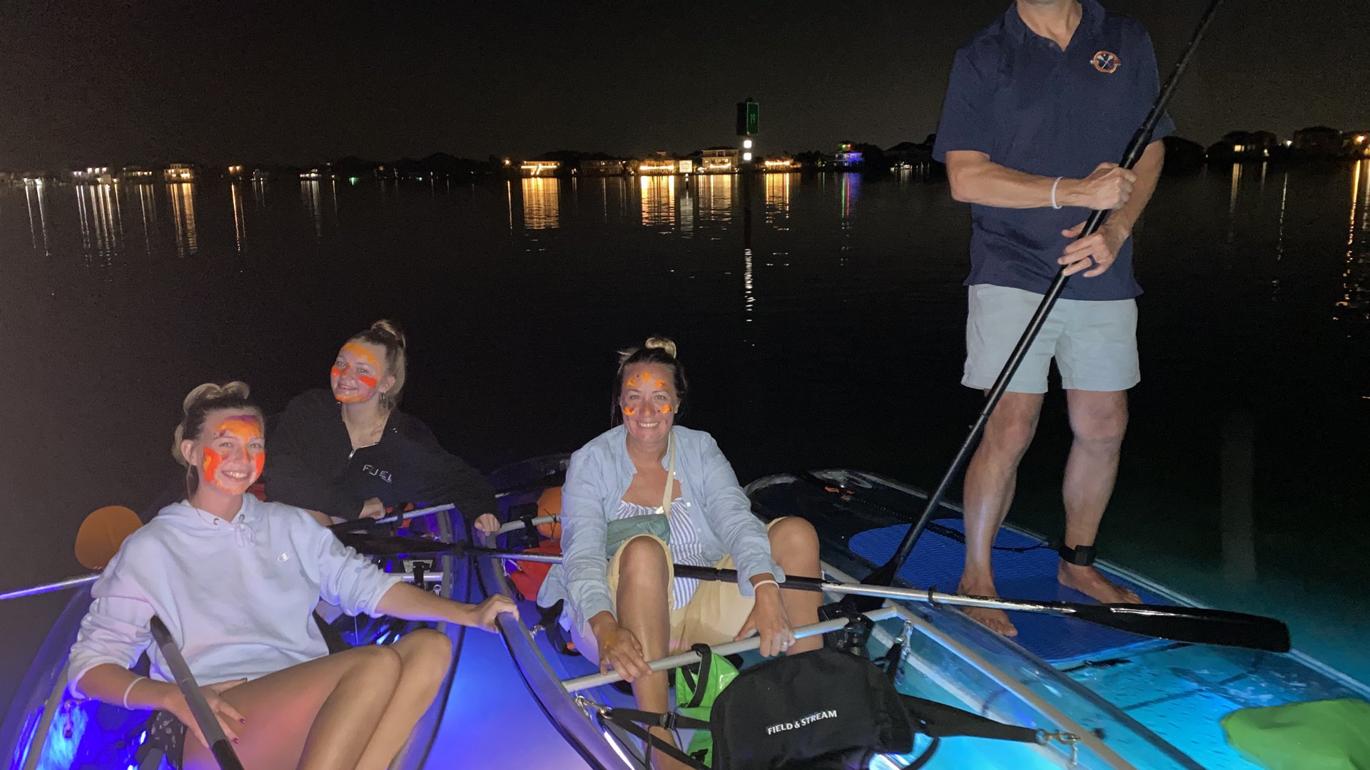 Happyly Glow Paddle at Pensacola Beach