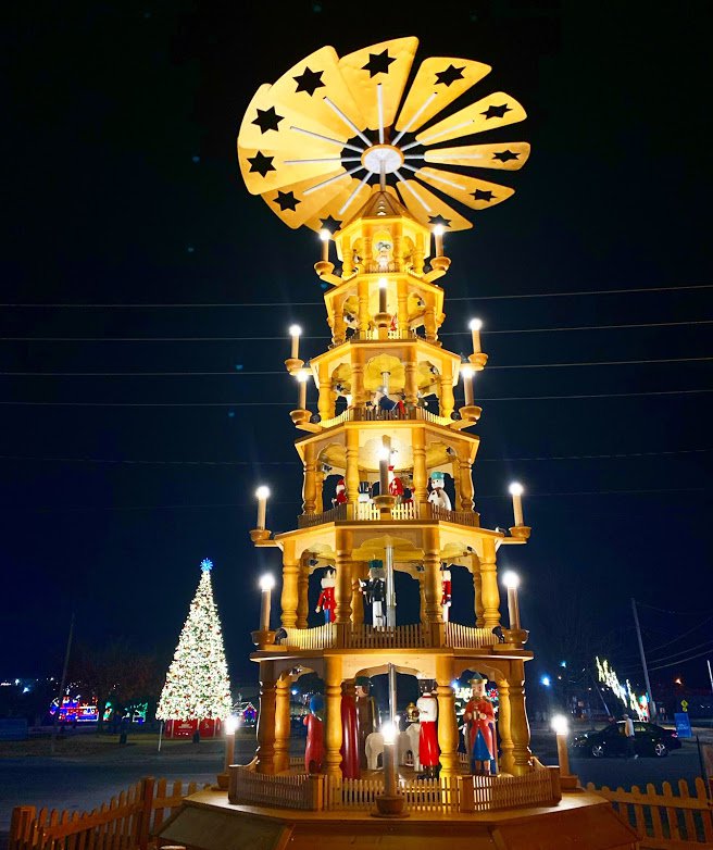 Happyly Cullman German Nativity Pyramid