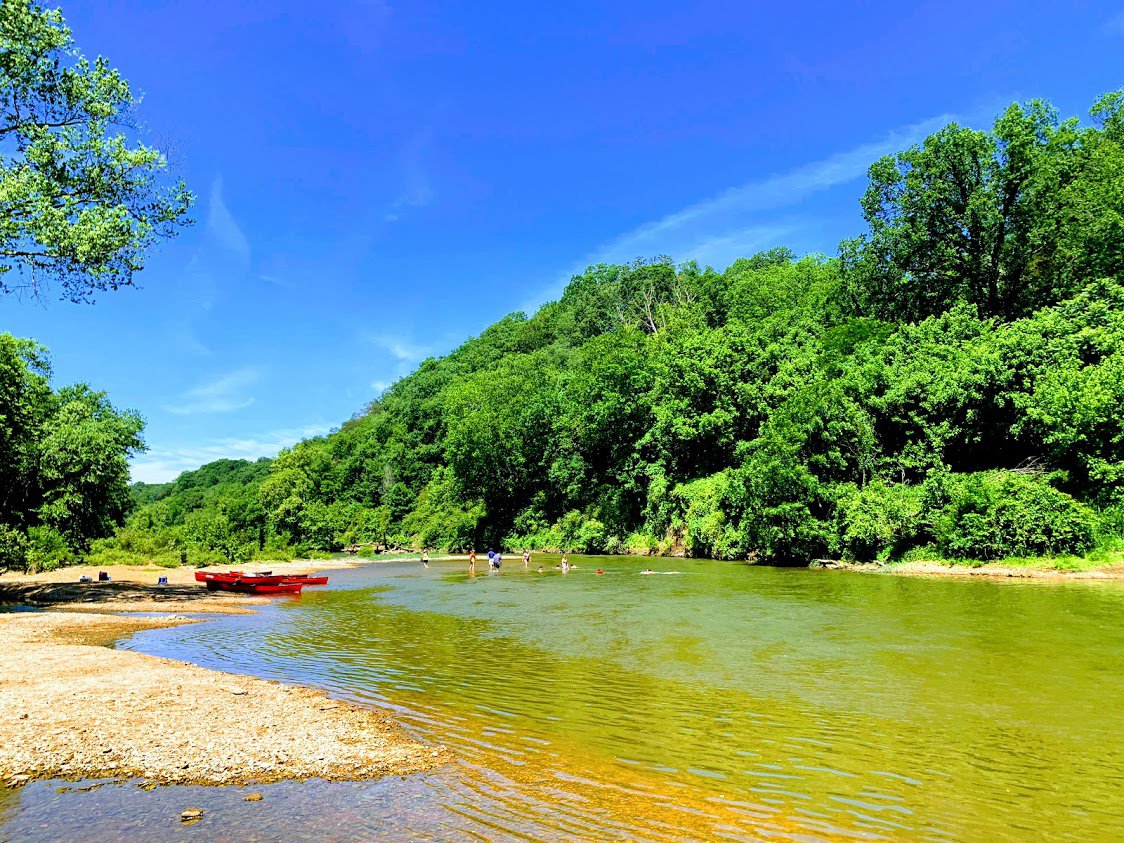 Happyly Canoeing on the Harpeth River