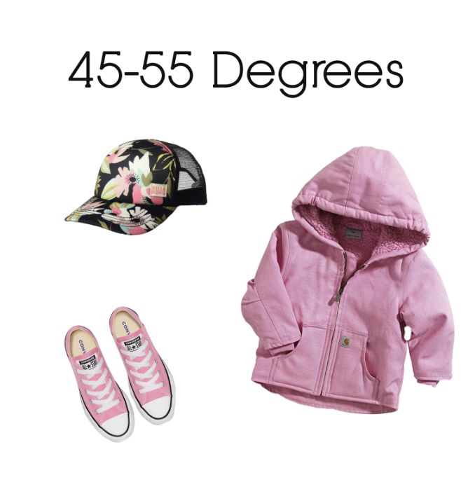 45-55 degree